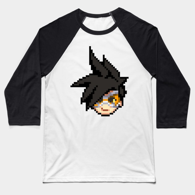 Tracer Portrait Baseball T-Shirt by Genessis